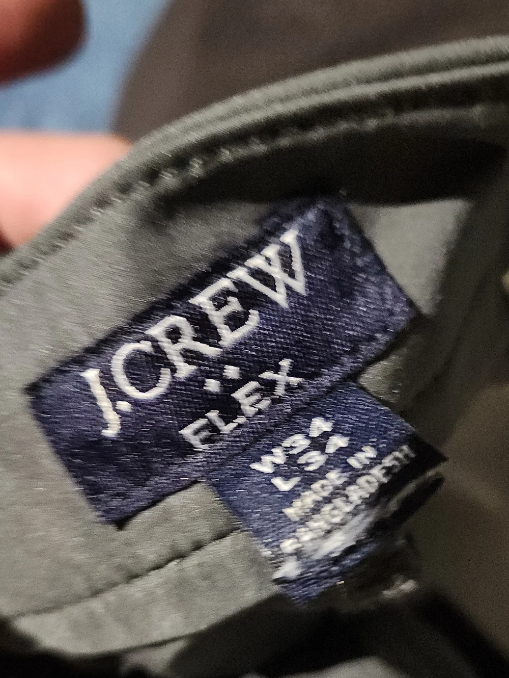 ❤ J CREW SLIM FIT TECH PANTS, GRAY, 34